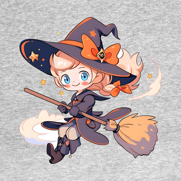 Witch Halloween Tee by ragil_studio